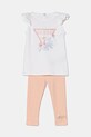 Детский хлопковый комплект Guess узор белый A5RG10.KA6W4.PPYA