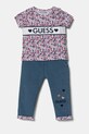 Комплект для немовлят Guess трикотаж блакитний A5RG11.K6YW4.PPYA