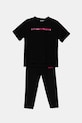 EA7 Emporio Armani set de bumbac pentru copii bumbac negru 7G000071.AF12503