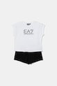 Детски комплект EA7 Emporio Armani памук бял 7G000070.AF12503