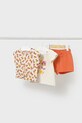 Mayoral set de bumbac pentru copii cu modele portocaliu 1232.4J.Baby.PPYA