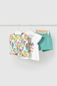 Mayoral set de bumbac pentru copii cu modele turcoaz 1232.4J.Baby.PPYA