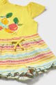 Fete Mayoral set de bumbac pentru bebelusi 1233.4L.Baby.PPYA galben