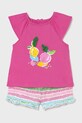 Mayoral set de bumbac pentru bebelusi bumbac roz 1233.4L.Baby.PPYA