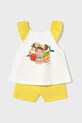 Mayoral compleu copii tricotaj galben 1234.4L.Baby.PPYA