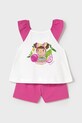Дитячий комплект Mayoral з еластаном рожевий 1234.4L.Baby.PPYA