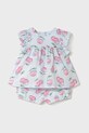 Mayoral set de bumbac pentru bebelusi bumbac albastru 1238.4C.Baby.PPYA