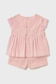 Mayoral komplet dziecięcy 1261.4A.Baby.PPYA różowy SS25