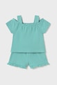 Otroški komplet Mayoral Z elastanom turkizna 1262.4K.Baby.PPYA