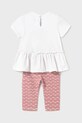 Mayoral set de bumbac pentru bebelusi 1735.4B.Baby.PPYA roz SS25