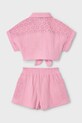 Fete Mayoral set de bumbac pentru copii 3210.6K.Mini.PPYA roz