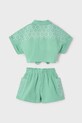 Fete Mayoral set de bumbac pentru copii 3210.6K.Mini.PPYA verde