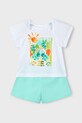 Mayoral set di lana bambino/a maglia turchese 3213.6N.Mini.PPYA