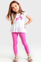 Mayoral set de bumbac pentru copii bumbac roz 3704.6A.Mini.PPYA