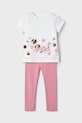 Mayoral set de bumbac pentru copii bumbac roz 3706.6E.Mini.PPYA