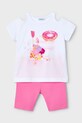 Mayoral set di lana bambino/a maglia rosa 3708.6P.Mini.PPYA