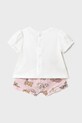 Дитячий бавовняний комплект Mayoral Newborn 1256.2G.Newborn.PPYH рожевий SS25
