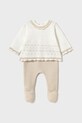 Komplet za bebe Mayoral Newborn pletivo bež 1587.2D.Newborn