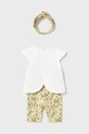 Mayoral Newborn set de bumbac pentru bebelusi 1763.2Q.Newborn.PPYH galben SS25