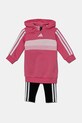 Дитячий комплект adidas трикотаж рожевий JC7501