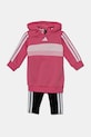 Дитячий комплект adidas трикотаж рожевий JC7501