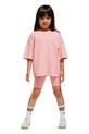 Detská bavlnená súprava adidas Originals bavlna ružová JD1994