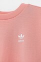 Detská bavlnená súprava adidas Originals ružová JD1994