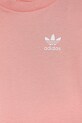 Дівчинка Дитячий бавовняний комплект adidas Originals JI5835 помаранчевий