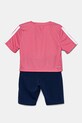 Dziewczynka adidas dres dziecięcy JJ5043 różowy