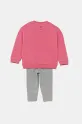 Спортивный костюм для младенцев adidas JF3627 розовый SS25