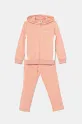 Puma trening copii Metallic Hooded Sweat Suit TR tricotaj portocaliu 686305