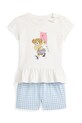 Детский хлопковый комплект Polo Ralph Lauren узор голубой 310964041001