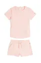 Tommy Hilfiger komplet dziecięcy KG0KG08454.74.122.PPYA pomarańczowy SS25