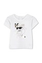 Дитячий бавовняний комплект Karl Lagerfeld Z30513.60.81 білий SS25