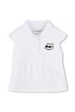 Κοριτσίστικα Βρεφικό βαμβακερό σετ Karl Lagerfeld Z30518.60.81 λευκό