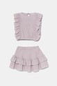 Jamiks set de bumbac pentru copii JAGIENKA II panza violet JAGIENKA.II.Ko.JLH112.G