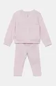 Elisabetta Franchi completo in cotone neonato/a ENCD097.0.JF054 rosa SS25