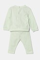 Elisabetta Franchi set de bumbac pentru bebelusi ENCD097.0.JF054 verde SS25