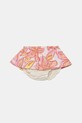 Fete United Colors of Benetton set de bumbac pentru bebeluși 3O7SAK015.W.Seasonal bej