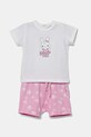 United Colors of Benetton completo in cotone neonato/a maglia rosa 35ZEAK013.G.W.Seasonal