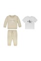 Дитячий комплект Calvin Klein Jeans 3-pack з еластаном бежевий IN0IN00011.PPYA