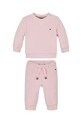 Bavlněná tepláková souprava pro miminka Tommy Hilfiger pletenina růžová KN0KN01980.PPYA