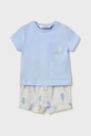 Komplet za dojenčka Mayoral Newborn Pletenina modra 1202.1D.Newborn.PPYH