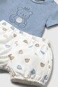 Băieți Mayoral Newborn set de bumbac pentru bebelusi 1204.1E.Newborn.PPYH albastru