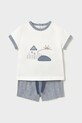 Дитячий комплект з домішкою льону Mayoral Newborn з еластаном блакитний 1207.1L.Newborn.PPYH