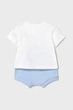 Βρεφικό βαμβακερό σετ Mayoral Newborn 1259.1A.Newborn.PPYH μπλε SS25