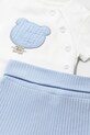 Κοριτσίστικα Βρεφικό βαμβακερό σετ Mayoral Newborn 1259.1A.Newborn.PPYH μπλε