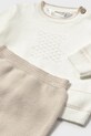 Chłopiec Mayoral Newborn komplet niemowlęcy 2-pack 1556.1E.Newborn.PPYH beżowy