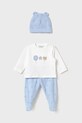 Σετ μωρού Mayoral Newborn με ελαστάν μπλε 1557.1E.Newborn.PPYH