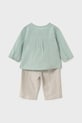 Mayoral Newborn set de bumbac pentru bebelusi 1564.1M.Newborn.PPYH verde SS25